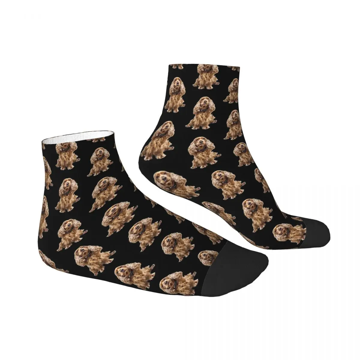 Cocker Spaniel Puppy Socks Harajuku High Quality Stockings All Season Socks Accessories for Unisex Gifts