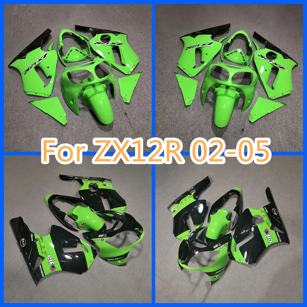 

Новый комплект обтекателей для мотоцикла ABS для Ninja 02 03 04 05 ZX12R ZX-12R 2002 2003 2004 2005 ZX 12R с крышкой бака
