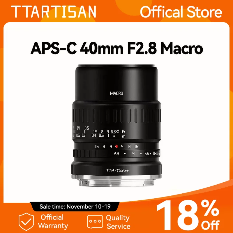 Ttartisan 40ミリメートルF2.8マクロレンズソニー、eマウントa6600富士フイルムXT4 xa xe x-プロキヤノンM50パナソニックオリンパスM43ニコンZ30カメラ