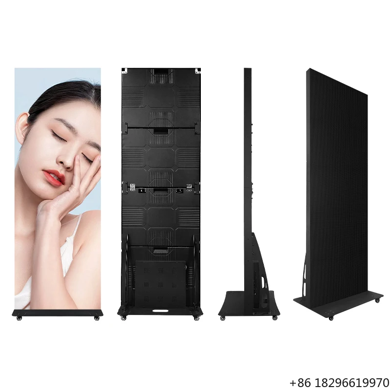 Full Color P1.86 P2 P2.5 LED Display, HD LED Poster Screen for Digital Signage & Advertising