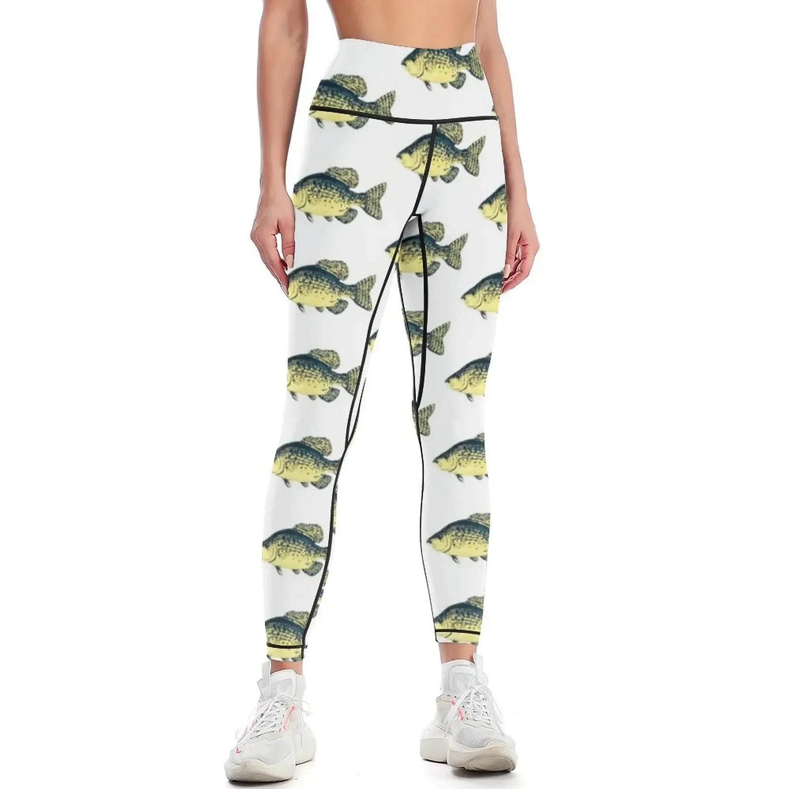 Crappie fish Leggings for girls Women's sportswear Legging sexy woman active wear Womens Leggings