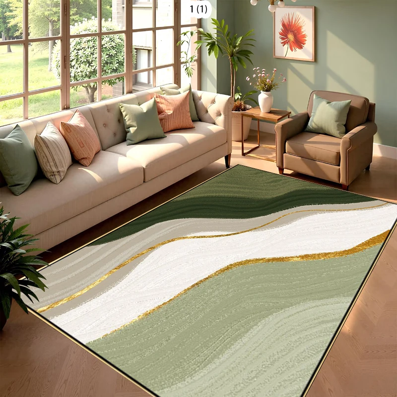 Karpet Pola Abstrak Modern Dek - Commercial Printing Format ulasan dan harga