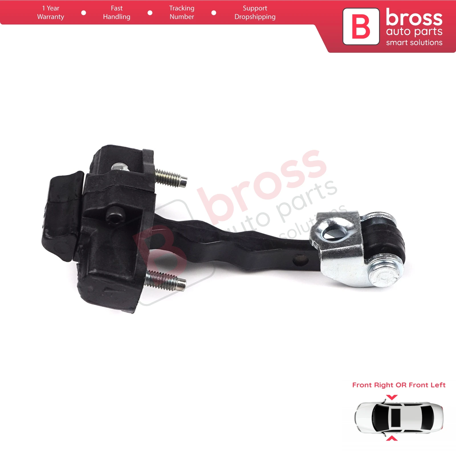 BDP771 Front Left OR Right Door Hinge Stop Strap Limiter 9035AP for Fiat Doblo 263 Citroen Nemo Peugeot Bipper Opel Combo D