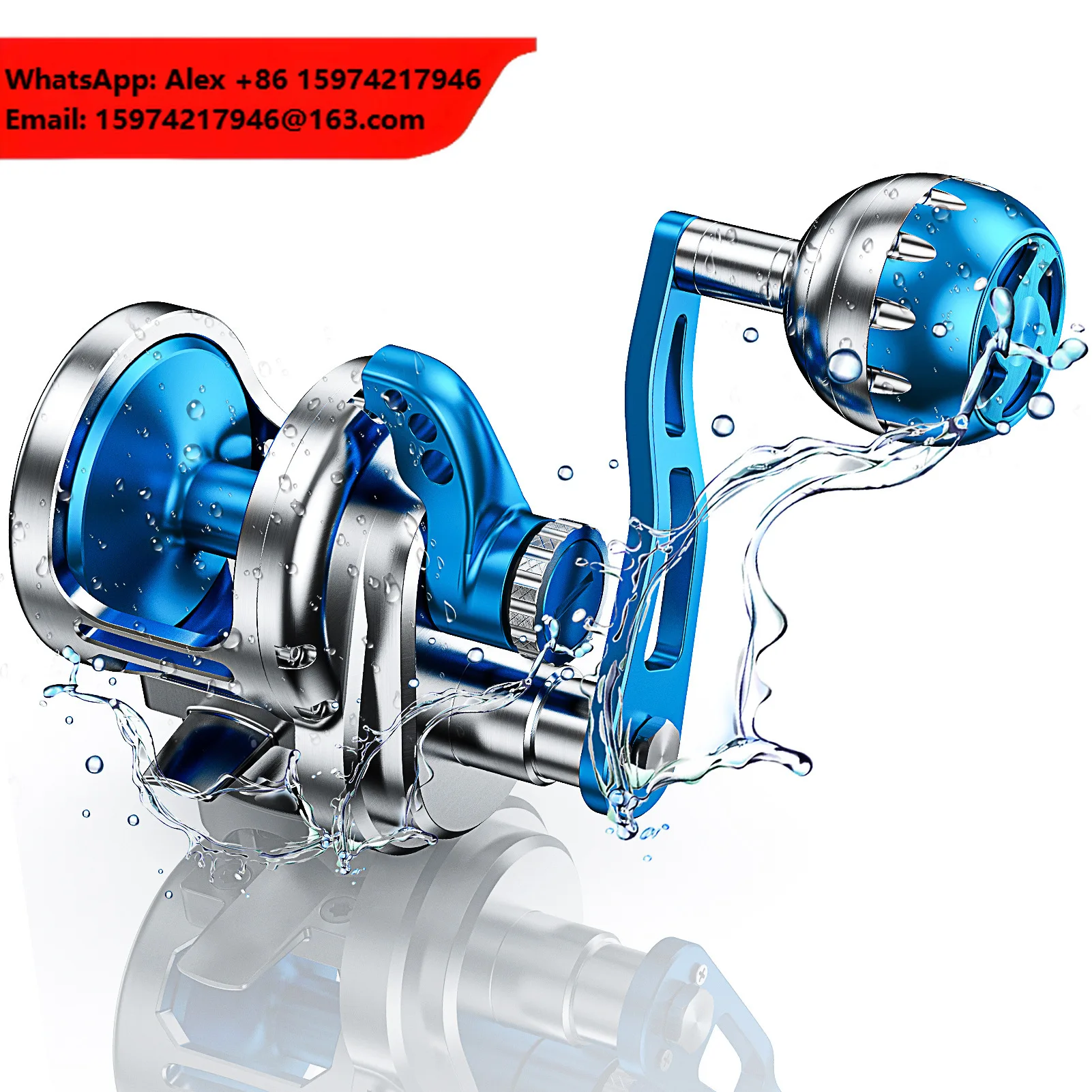 Horizon Max Drag 77LB Trolling Reel Big Game Full Metal Jigging Reel Carretes De Pesca Sea Fishing Reels