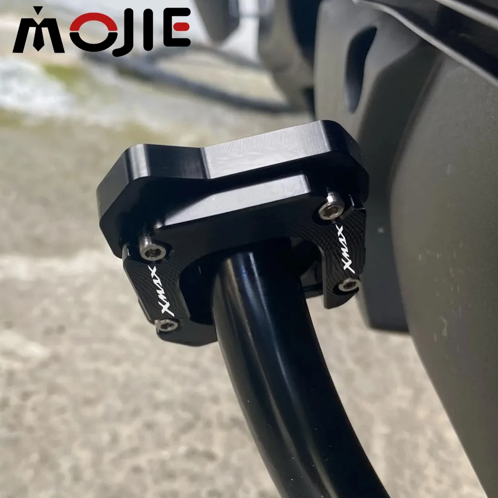 For Yamaha XMAX 300 250 125 2006 - 2023 2024 2025 2026 Center Stand Support Motor Centerstand Foot Kickstand Extender Shoe Pad