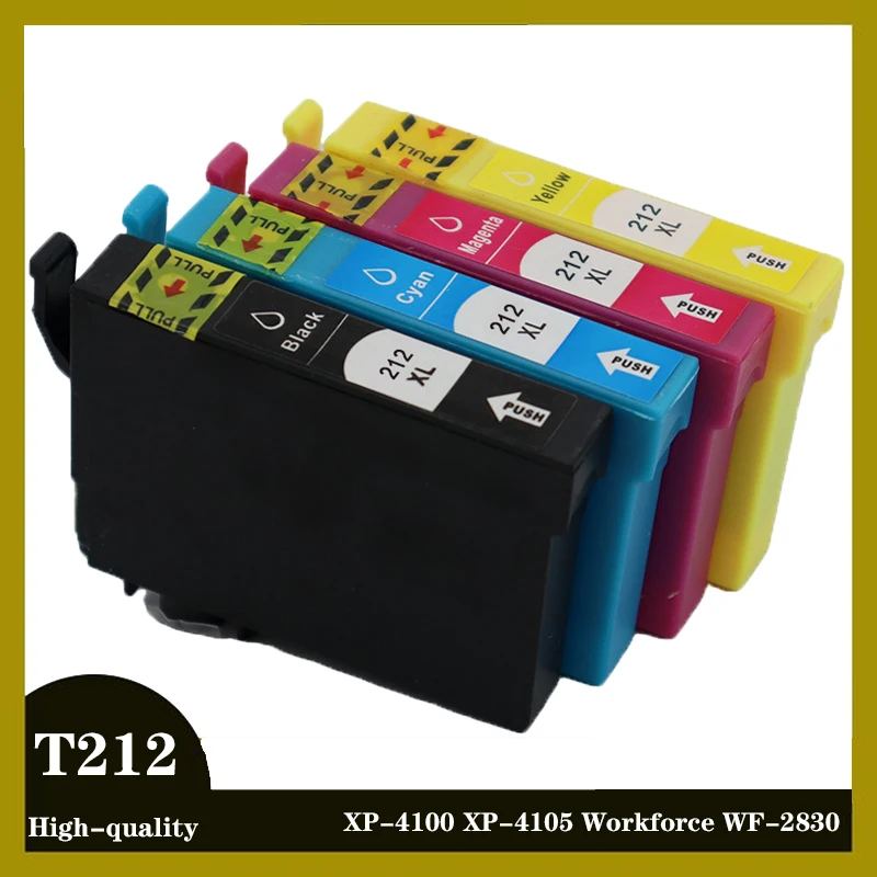 to Usa 212 212XL T212 compatible Ink Cartridge for Epson T212XL T212  with Expression XP-4100 XP-4105 Workforce WF-2830 WF-2850