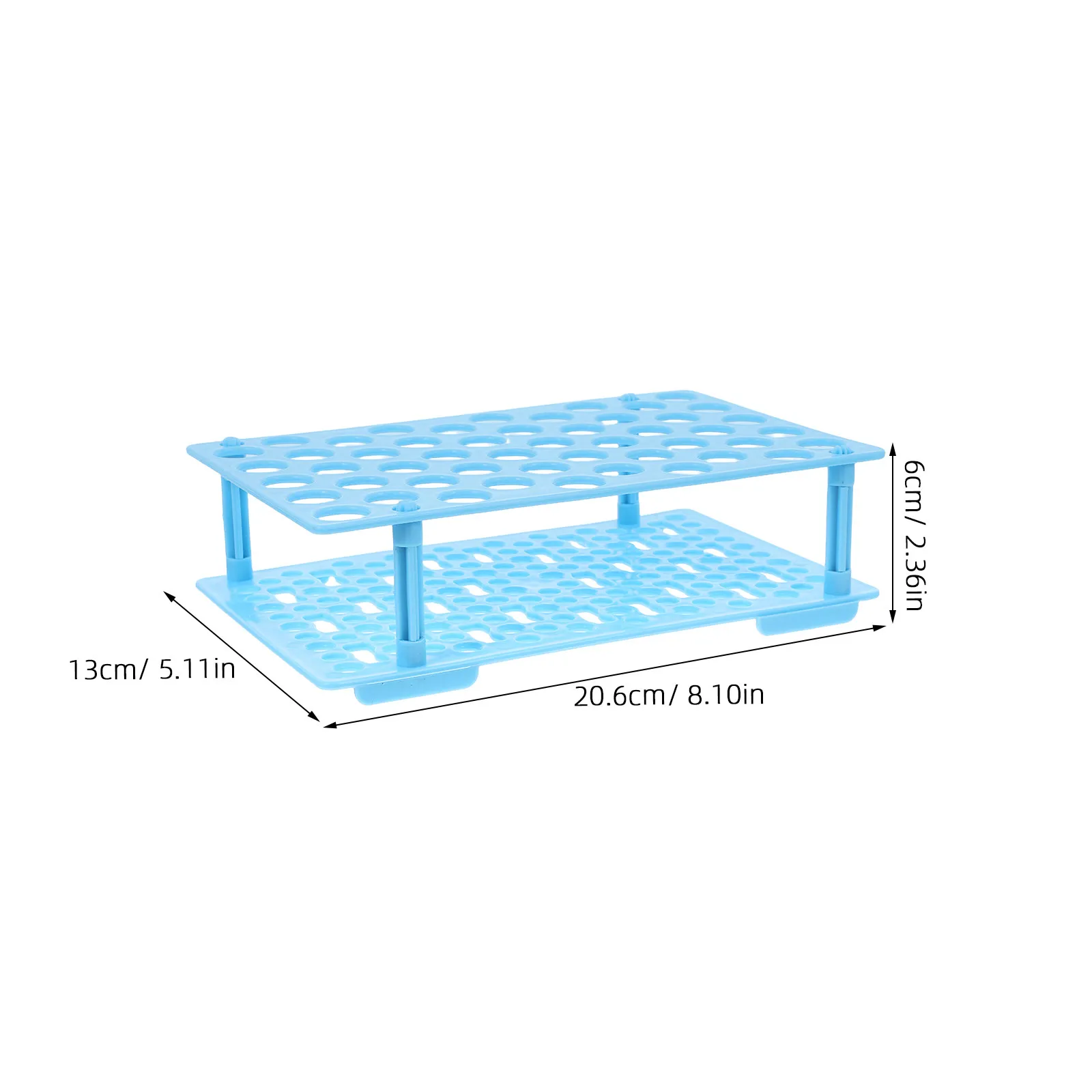 Detachable Centrifuge Tube Rack Plastic 50 Holes for 10Ml 15Ml Tubes Lab Test Tube Holder Organizer Stand Vial Rack view 6