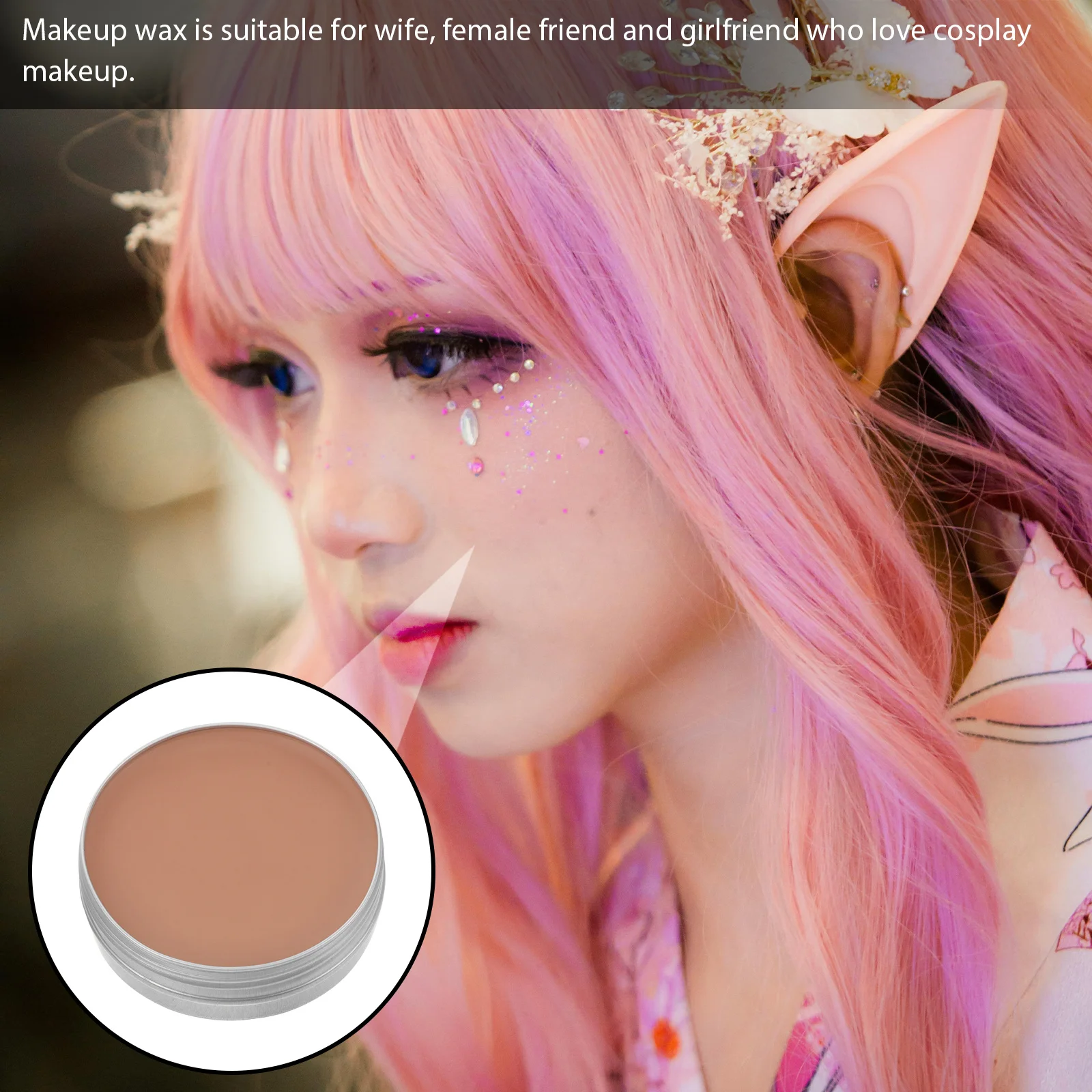 Kit de maquillage en cire pour cicatrices, 1 boîte, effets spéciaux pour Halloween, mastic pour le visage, moulage du nez, cire pour la peau, fausses cicatrices, Film de création, accessoires de Cosplay