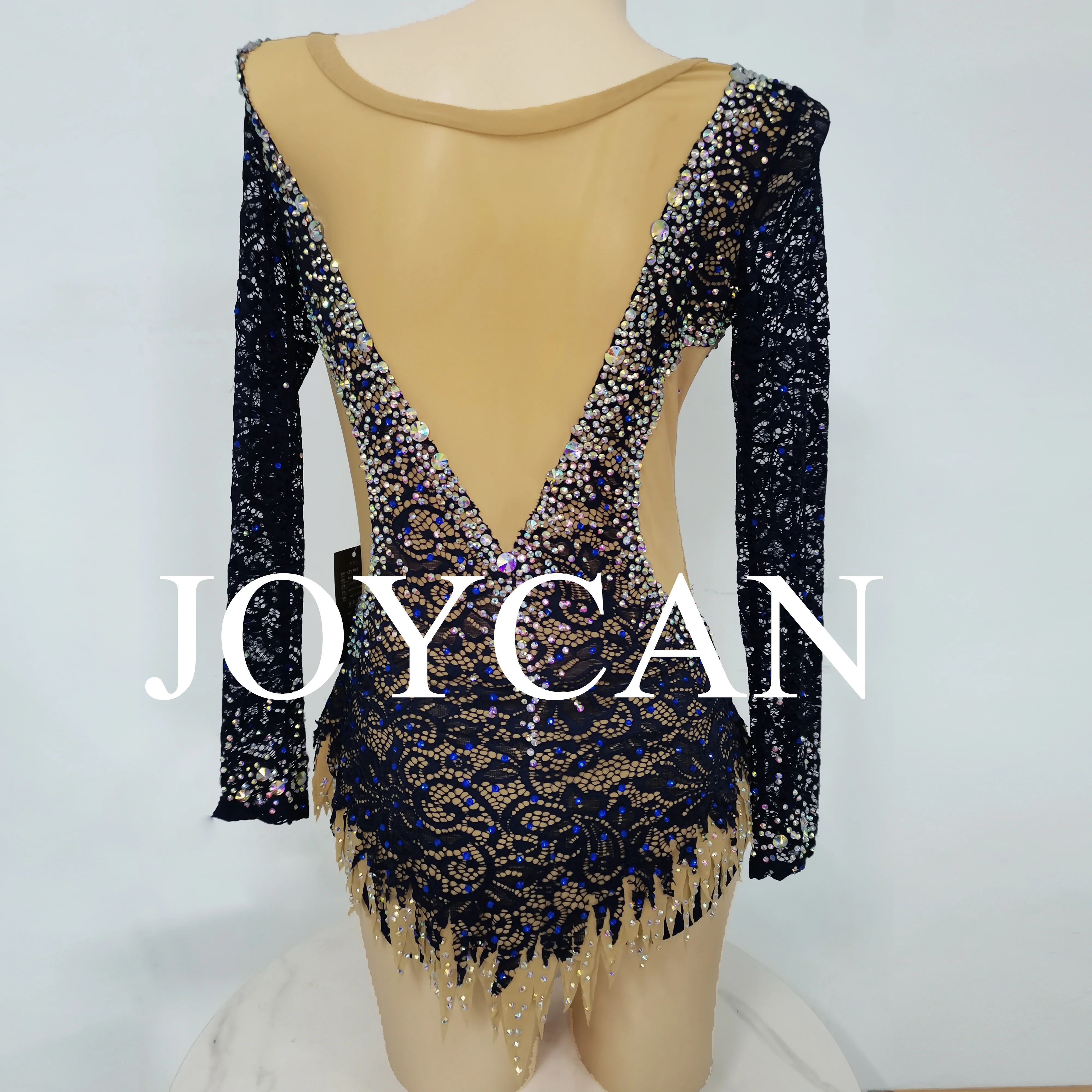 JoyCan Rhthmic Gymnastics Leotards Girls Women Spandex Elegant Dance Wear for Competition