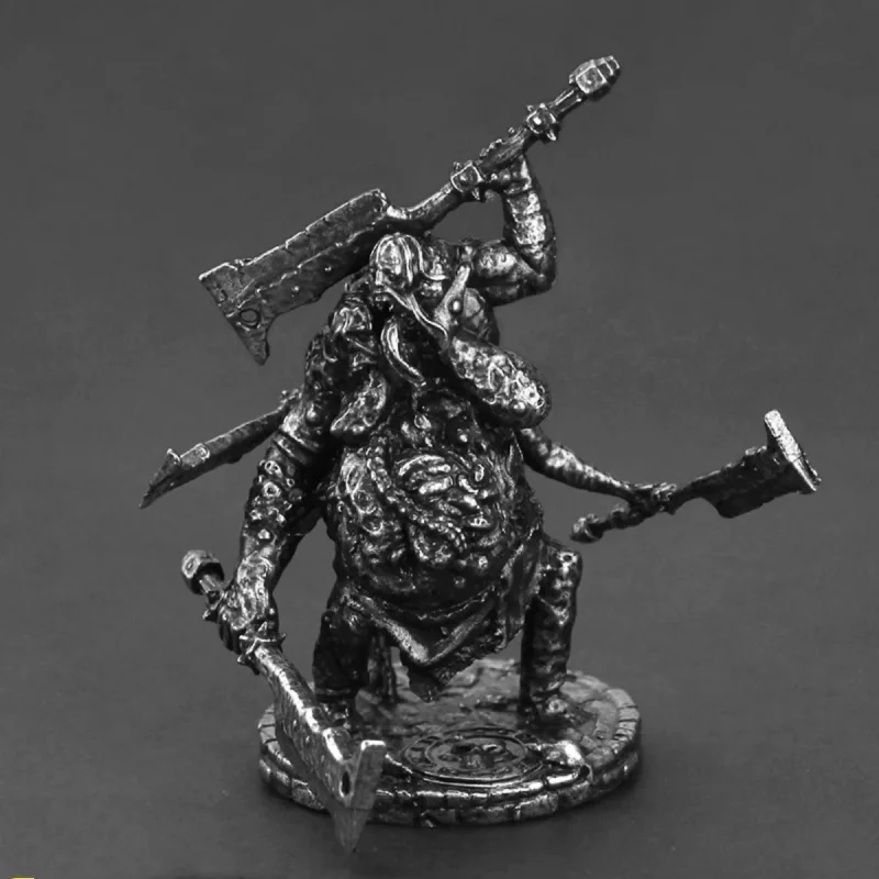 1pcs Metal Mutant Monster Miniatures Set Unpainted Wargaming Models Tabletop RPG Decorative Collectibles Gift for Gamers
