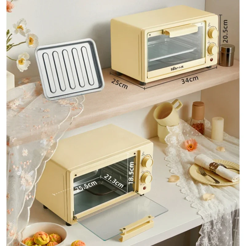 Mini horno eléctrico multifuncional Para el hogar, cocina pequeña De 10l, accesorios De cocina Para Panaderia, nuevo