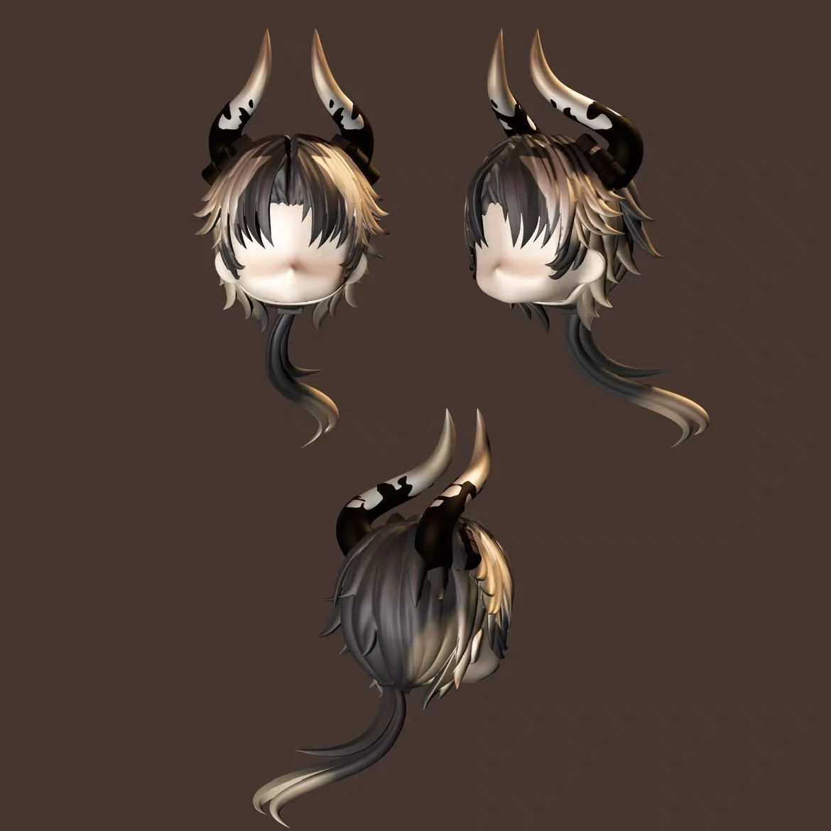 

Limited Arknights Chongyue Handmade OB11 1/12 BJD Hair Wig Game Cosplay Cute Props