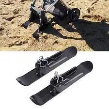 2 pçs/1 conjunto de placa de trenó de neve praia skate kit de conversão dobrável placa de skate ao ar livre acessório de trenó de neve para crianças universal