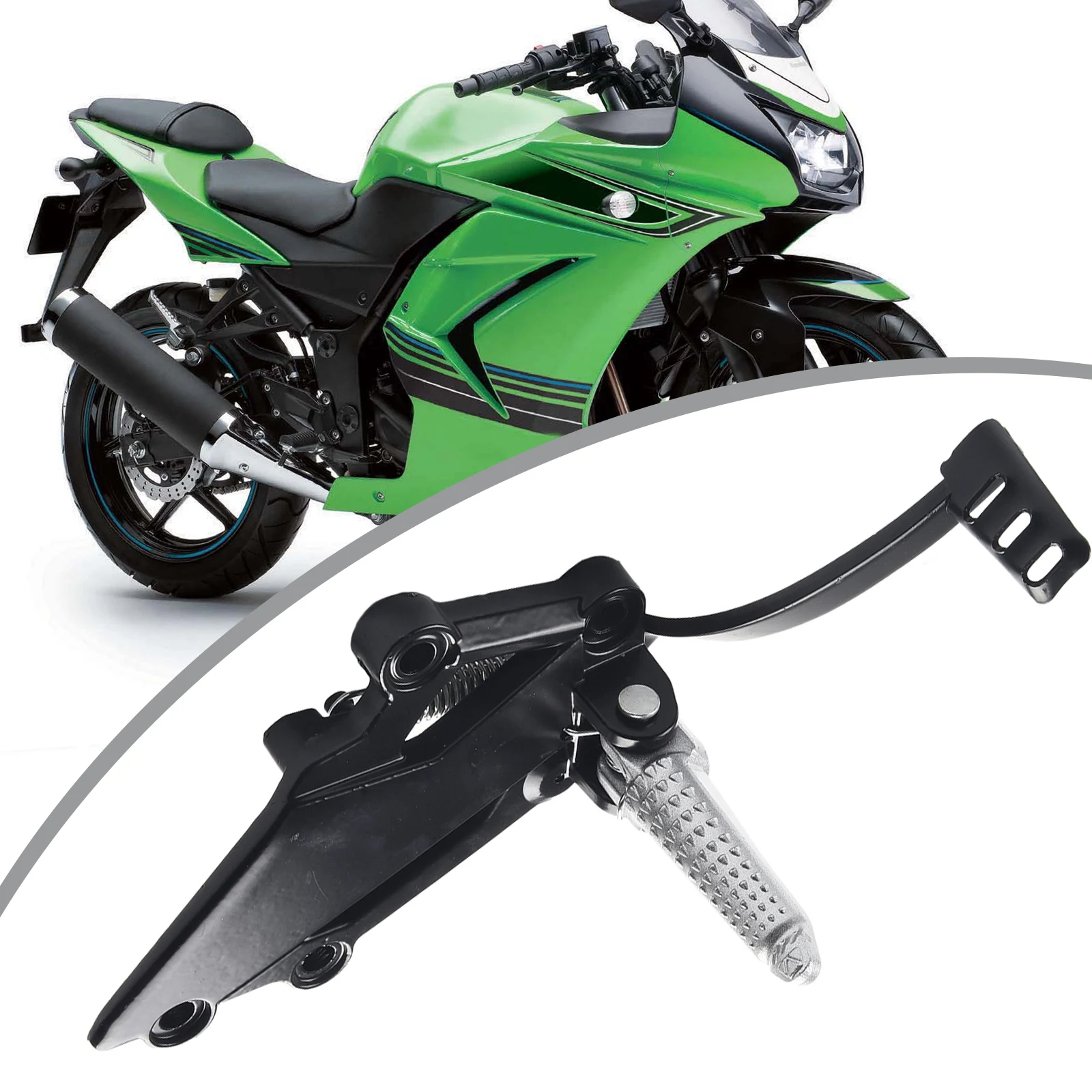 Foot Peg Bracket Brake Pedal Lever Assembly Direct Replacement Fit For EX 250R NINJA250 R 300 For NINJA300 2013-2017