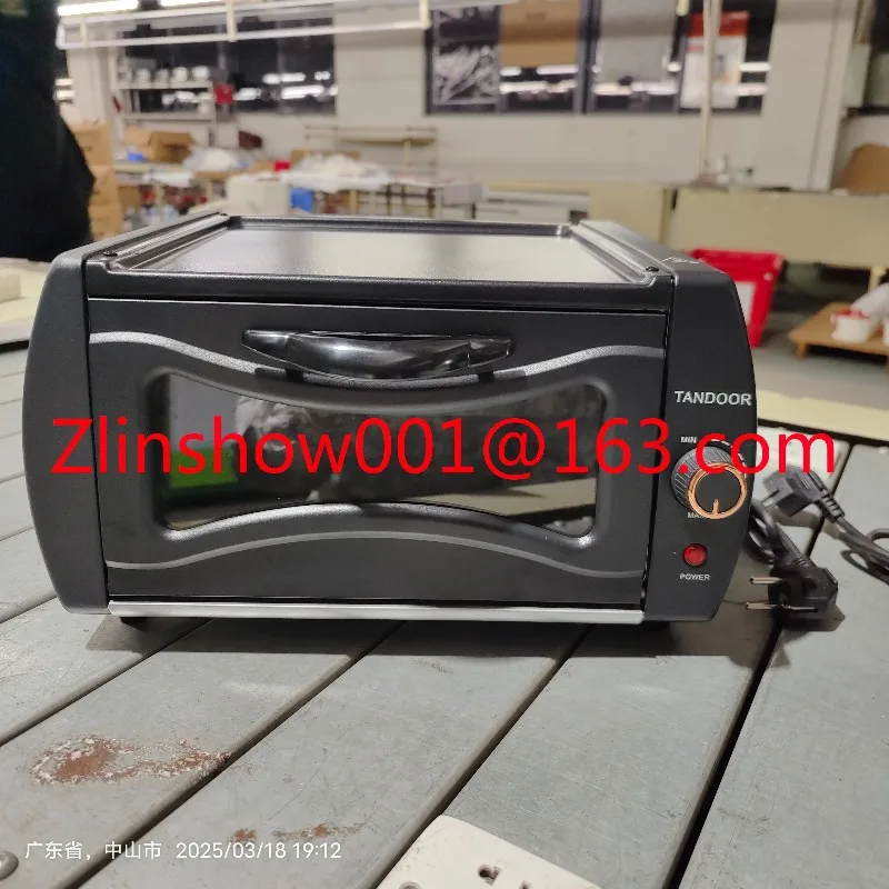 Mini four électrique Tandoor 15L 2100W, boîtier métallique, grille-pain, pour usage domestique et hôtel, allemagne, royaume-uni, Europe, cuisson chaude