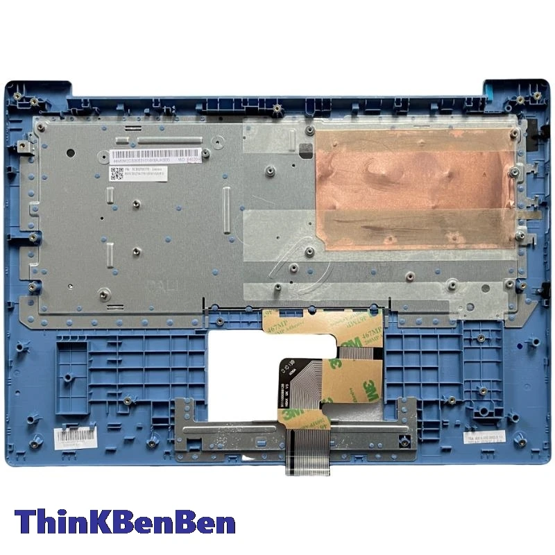 LAS Latin Spanish Ice Blue Keyboard Upper Case Palmrest Shell Cover For Lenovo Ideapad 1 14 14ADA05 5CB0Z56749