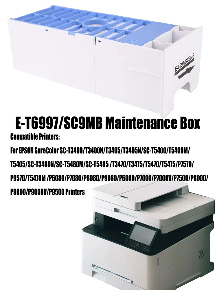 For Epson T6997 Maintenance Ink Tank For Epson SureColor Pro P6000 P6080 P7000 P7080 P8000 P8080 P9000 Printers