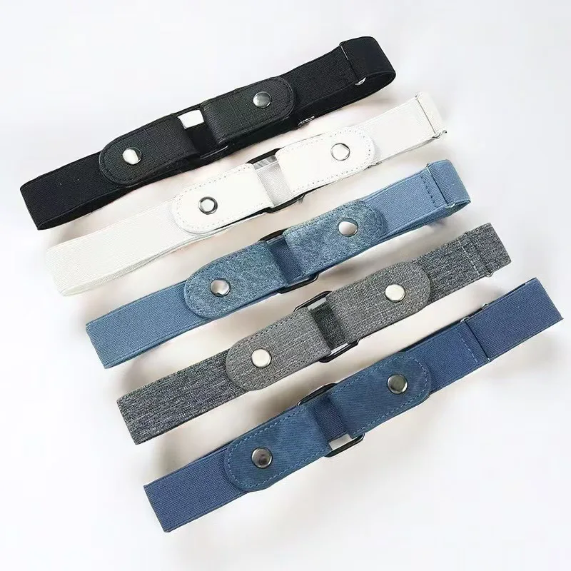 Schnallenloser Gürtel für Männer und Frauen Unsichtbarer Elastischer Gürtel Verstellbare Schnalle Dehnbarer Gürtel Taillengürtel für Jeans Hosen – Detail 8
