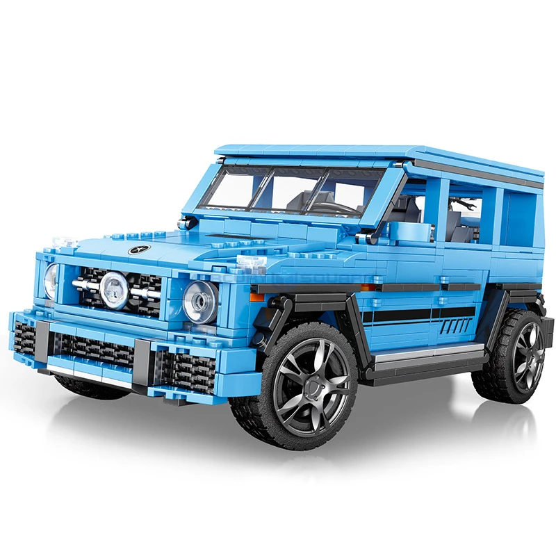 

Blue Beast 1:12 Classic Off Road Vehicle Model Building Blocks MOC 11032 SUV Bricks High Tech DIY Toy Set Xmas Gift Boys Aldults