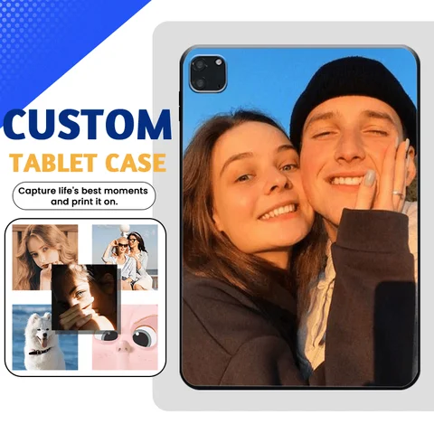 Custom Tablet Case For iPad 5/6 5th/6th Pro 9.7 2016 Air 1/2 For iPad Mini 1 2 3 4 5 6 Personalized Silicone Soft Case