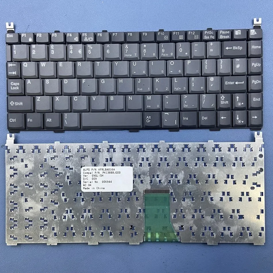 

UK Laptop Keyboard For Toshiba KFRLBA016A, PK13888JG00 Satellite 310 310CDS 310CDS/2 UK Layout