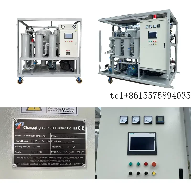 Hot ZYD-A Series Double Stage Vacuum Insulating Oil Filtration & Purification Equipment with 3-Year Warranty for Crude Oil