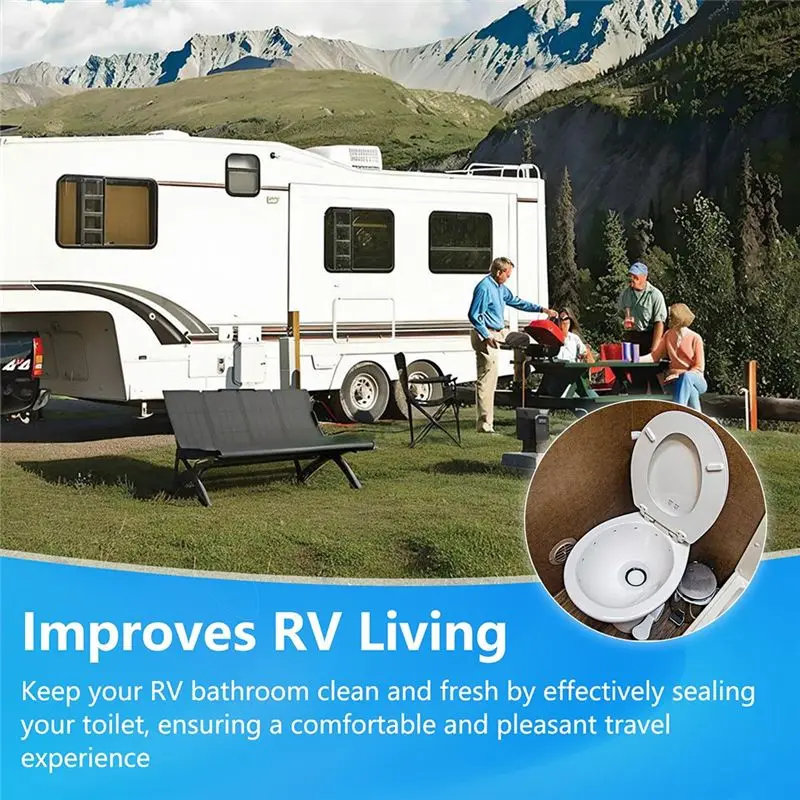 A13F-2Pack RV Toilet Seal Gasket Replacement 385311658 For Dometic 300/310/320 Series For Odor Control & Water Tight Seal