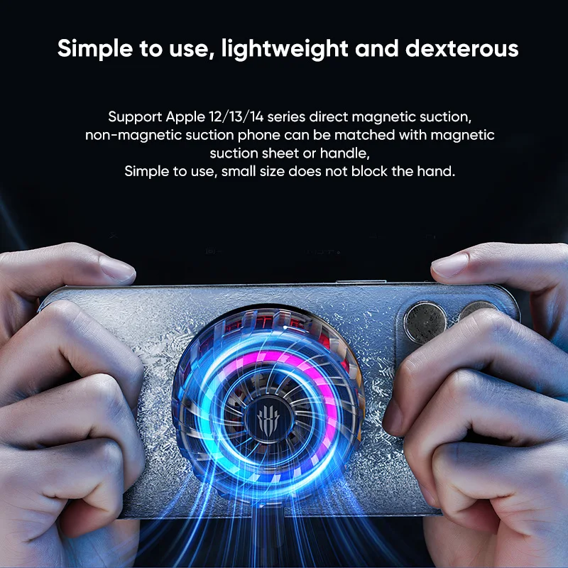 Imagem -06 - Magia Vermelha Magnética Telefone Refrigerador Rgb Led Refrigerador Refrigerador de Semicondutores para Iphone 13 Xiaomi Mobile Gaming Acessórios Pro 27w