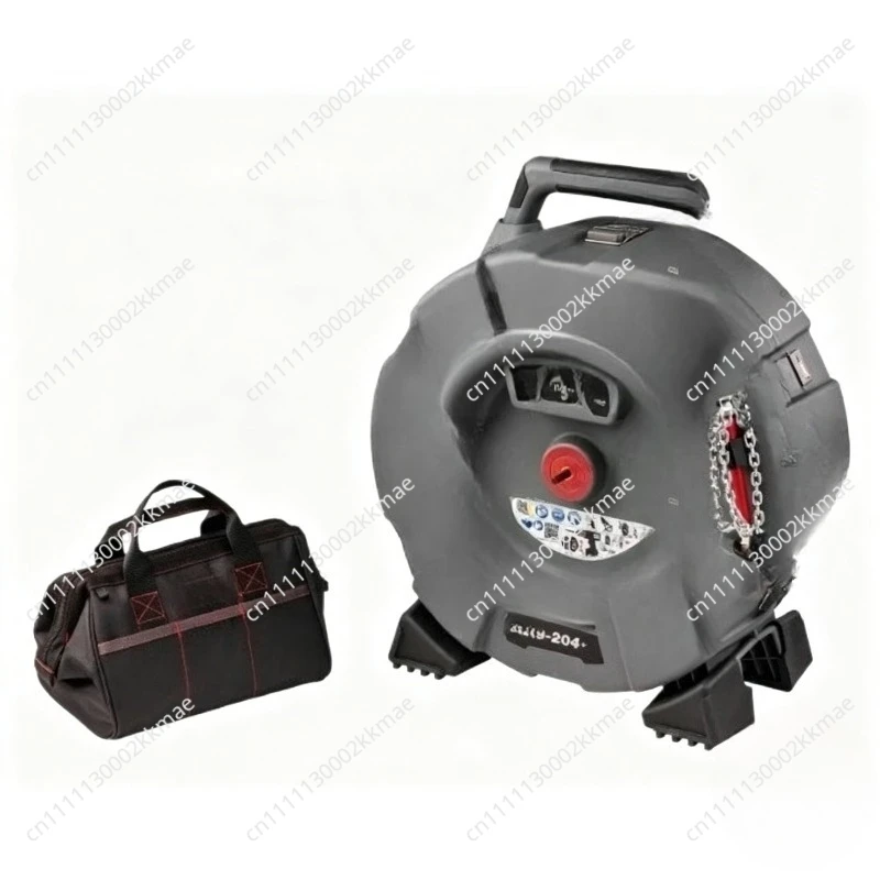 K9-204 Flexible Shaft Kitchen Electric Sewer Oil Coffee Grounds Commercial Catering Industry Pipe Cleaning and Dredging Machine