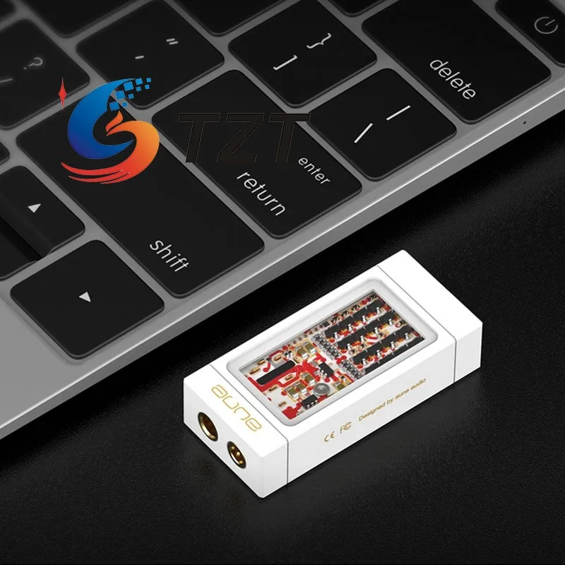 TZT AUNE Yuki جهاز فك ترميز صوتي HiFi محمول مكبر صوت ، بدون فقدان منفصل تمامًا متوازن ، 2xCS43198 DAC