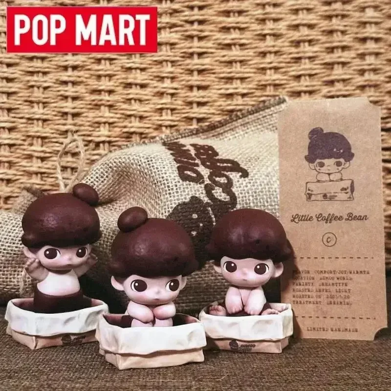 

POP MART Dimoo Little Coffee Bean Version 9 см игрушка в слепой коробке-сюрприз Mystery Soft Body Коллекция аниме-фигурок Guess Bag