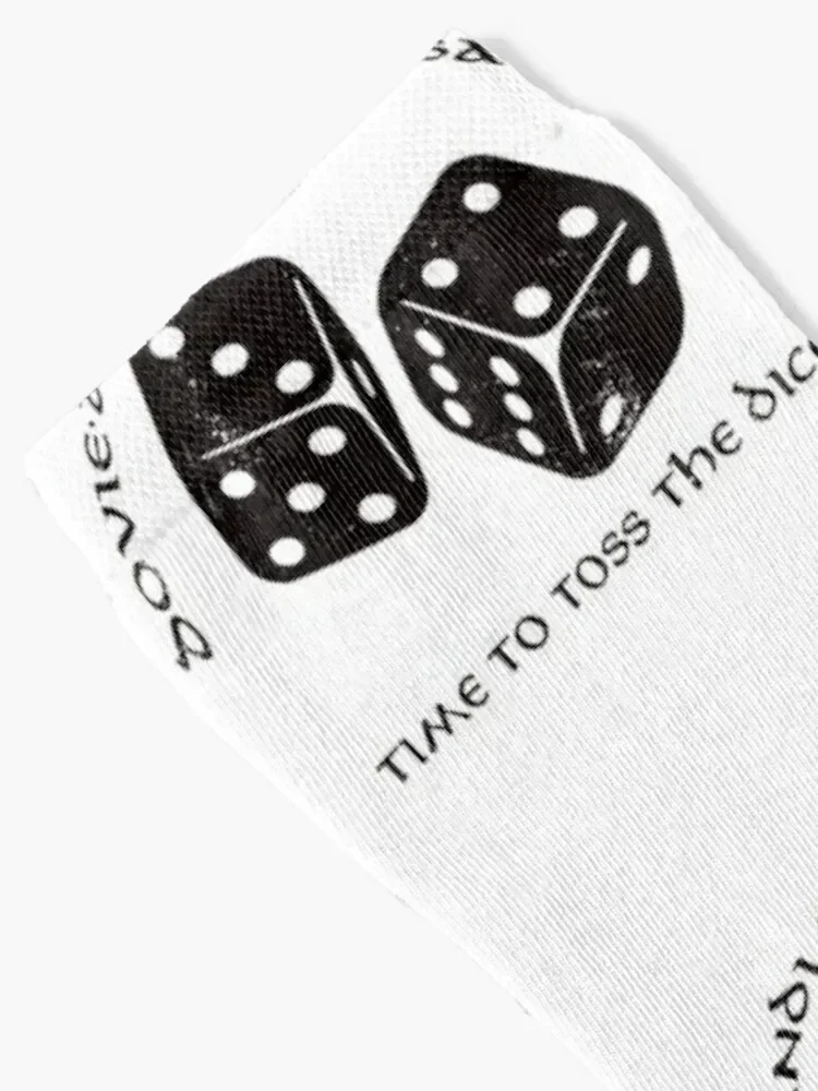 Time To Toss The Dice - Wheel of Time Socks Novelties aesthetic christmas gift designer Mens Socks Women's