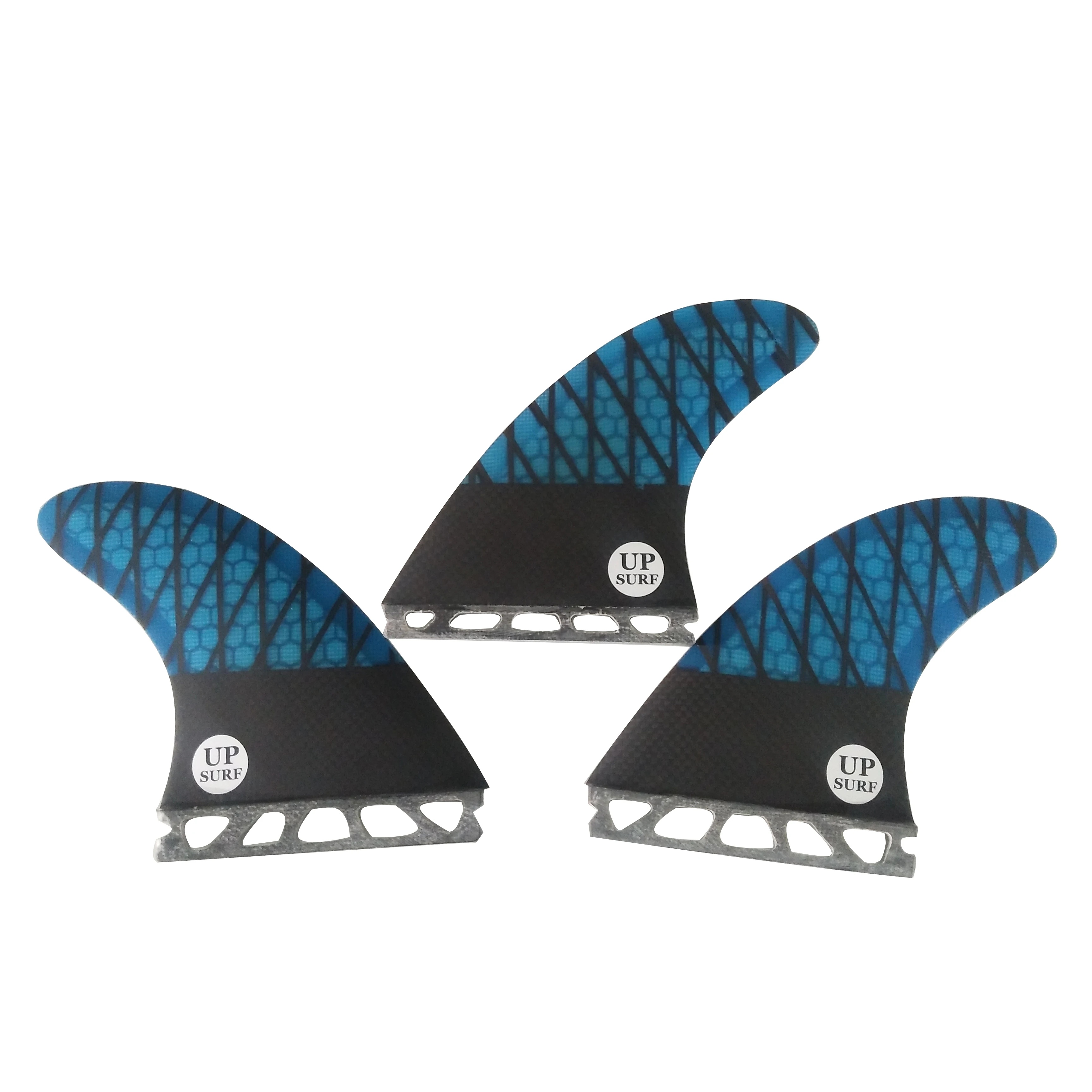 M/L Tri Fins Set Carbon Fiberglass Surf Fins UPSURF FUTURE Fins G5/G7 Thruster Surfboard Fins Single Tabs Surfing Stabilizer Fin