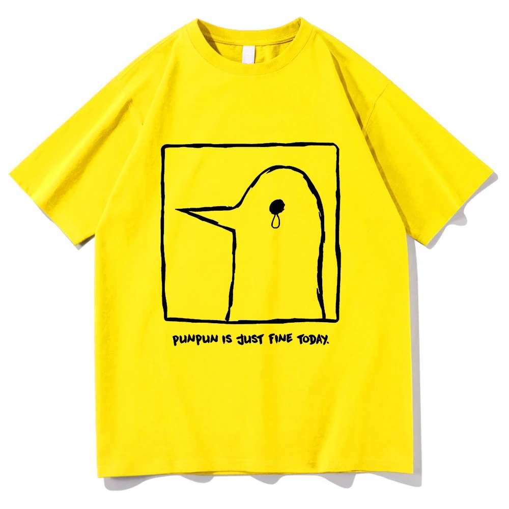Oyasumi Punpun T Shirt Men Harajuku Aesthetic Streetwear Graphic Tshirt Unisex Anime Manga Cartoon vintage Sand Cotton Tees Tops