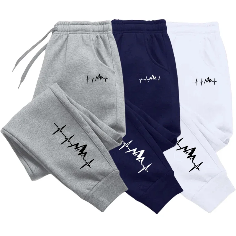 

Sports Men's Sweatpants Loose Man Pants Jogging Hot Sales Daily Trousers for Men Comfort Elastic Band Outdoors Casual Clothing