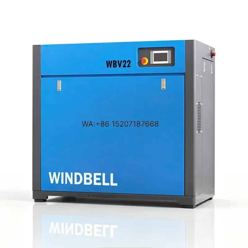 Wmwmnu for CE Certified Factory Price PM VSD Industrial Screw Air Compressor 22KW 30HP