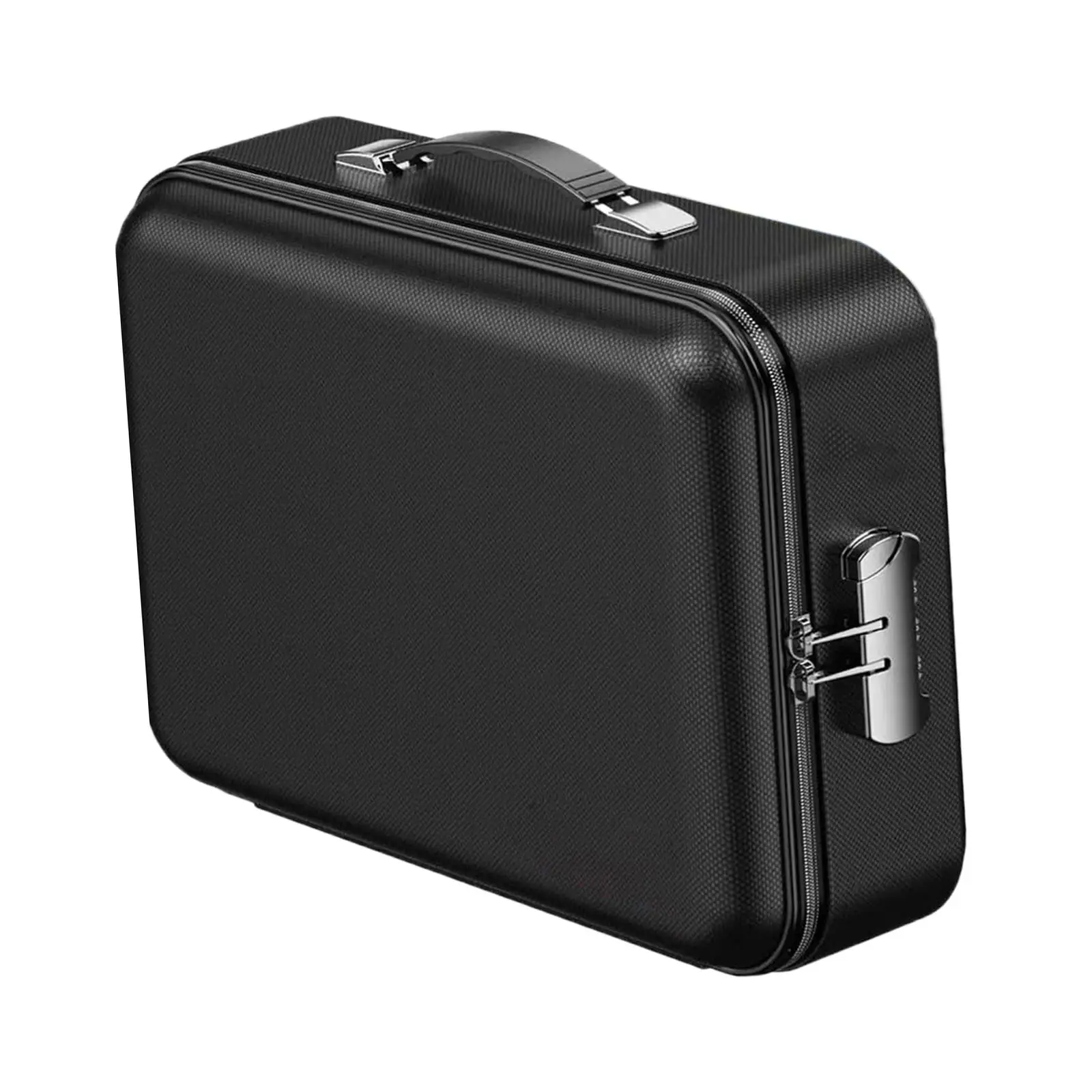 Fireproof Document Box,Hard Shell,with Combination Lock File Organizer for Valuables