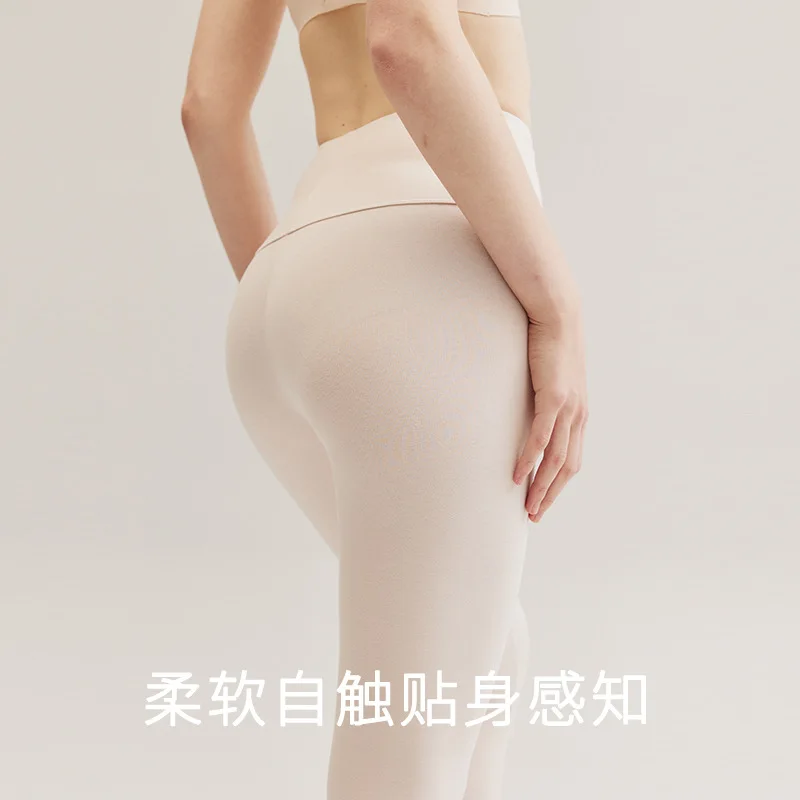 Hohe Taille Baumwolle Frauen Leggings Frühling Warme Bequeme Slim fit Student Qualität Neue Innere Tragen Dünne Herbst Hosen M XXXL