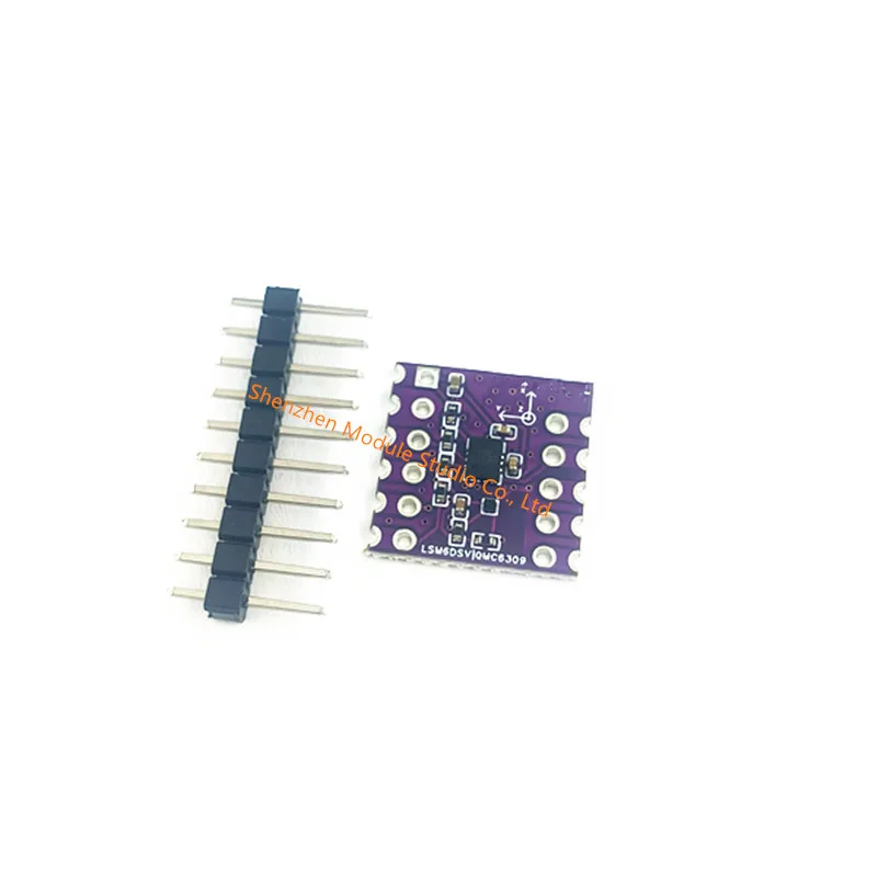 1 SZT. 3 SZT. Moduł czujnika 9-osiowego LSM6DSV, żyroskop i akcelerometr z magnetometrem QMC6309, interfejs komunikacyjny SPI i I2C — zdjęcie produktu 7