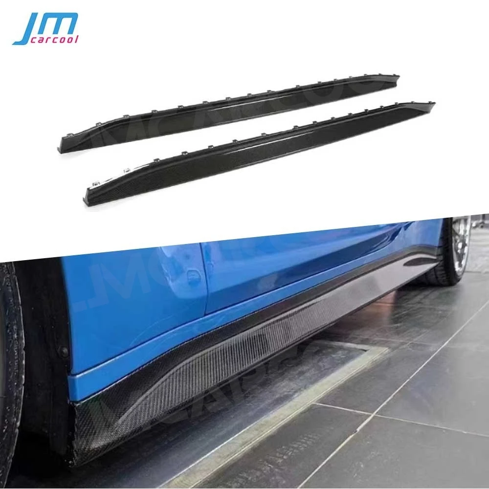 Dry Carbon Fiber Side Skirts Extension for BMW G80 M3 Sedan 4 Door 2Door 2021+ FRP Side Skirts Bumper Splitter Car Accessories