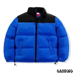 GODING New Winter Men's Jacket Warm and Thick Windproof Coat Fashion High end Coat Men's Down Cotton Padded Jacket Plus Size