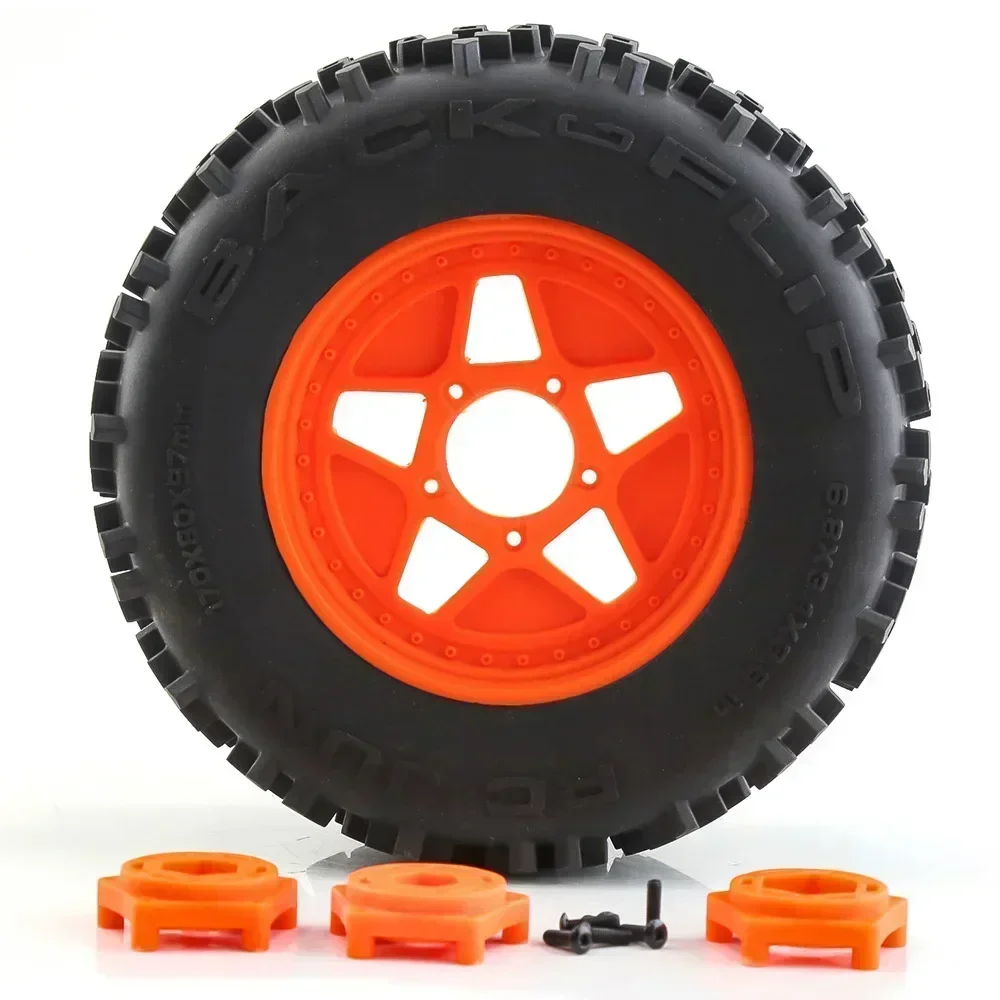 1 zestaw opon 173mm 1/8 1/10 Short Course Truck z mocowaniem 12mm 14mm 17mm do Slash ARRMA SENTON HSP HPI RC Car