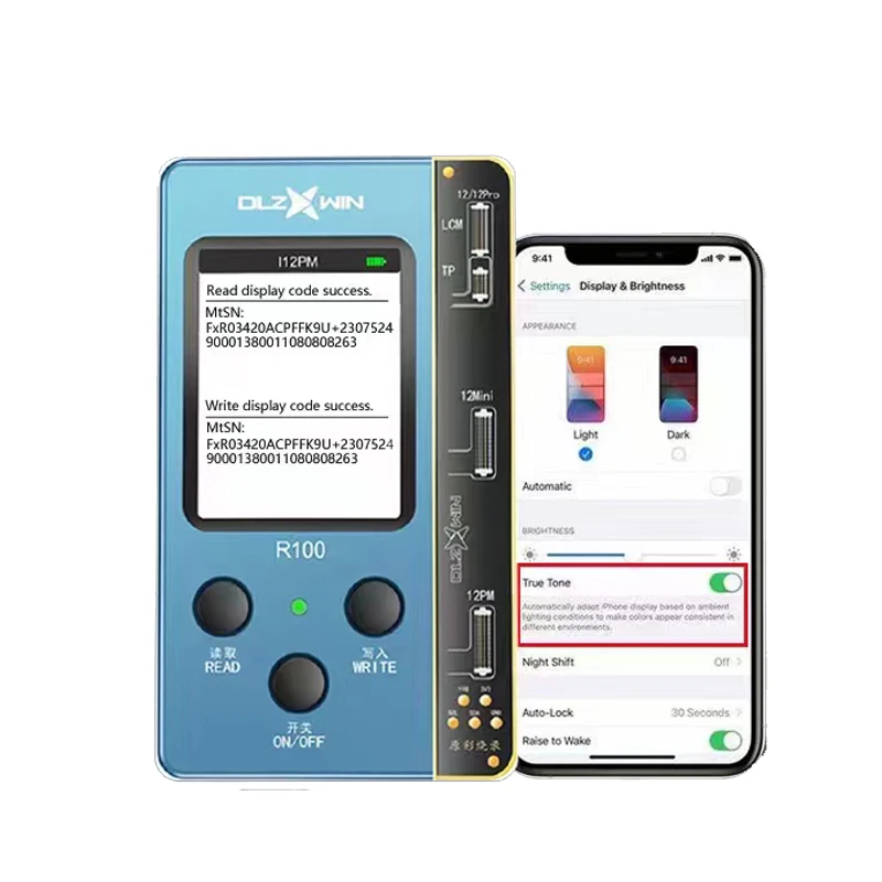 R100 Mulifunctional Recover Device Phone Original Color Recovery Programmer For IP x To 12mini 12Pro Screen True Tone Repair