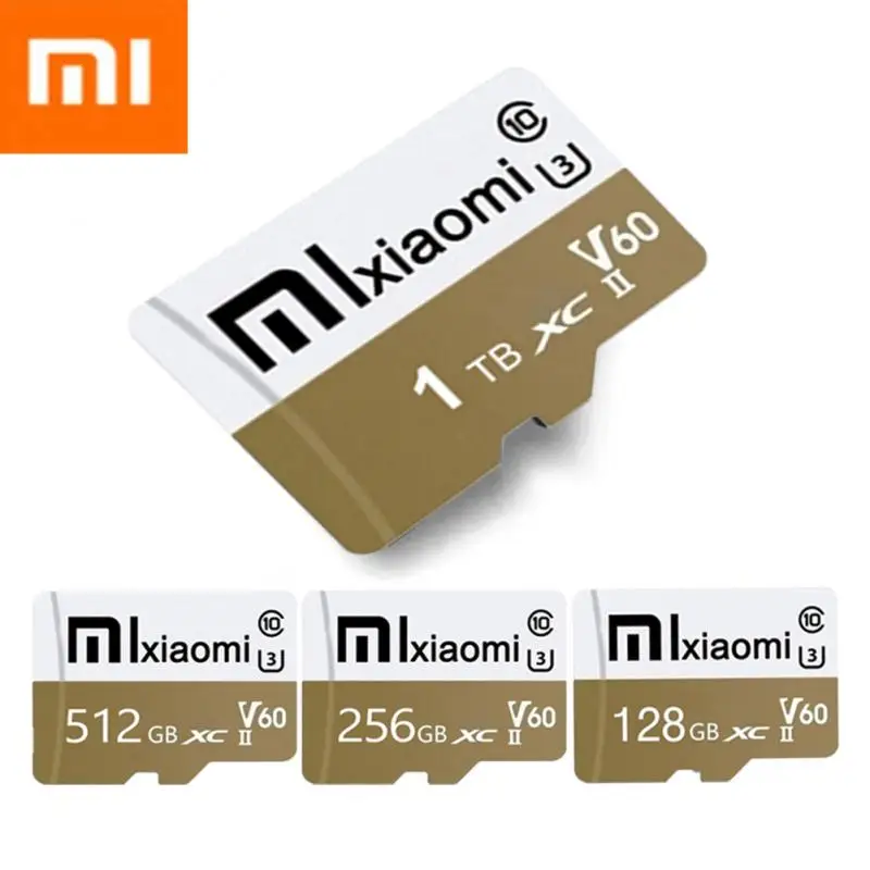 Xiaomi-Mini cartão de memória SD para telefone, TF Flash Card, 2TB, 1TB, 512GB, 256GB, 128GB, 64GB, V30