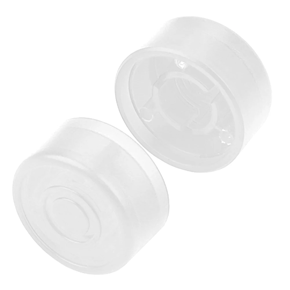 

2 Pcs Effect Button Guitar Pedal Toppers Footswitch Protection Cap White Effects Caps
