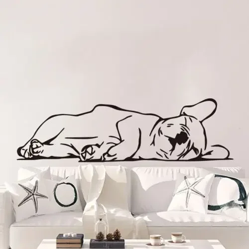 French Bulldog Animal Pet Wall Sticker Sofa Background Decor Bedroom Puppy Wall Decal Kids Room Vinyl Home Decoration P359