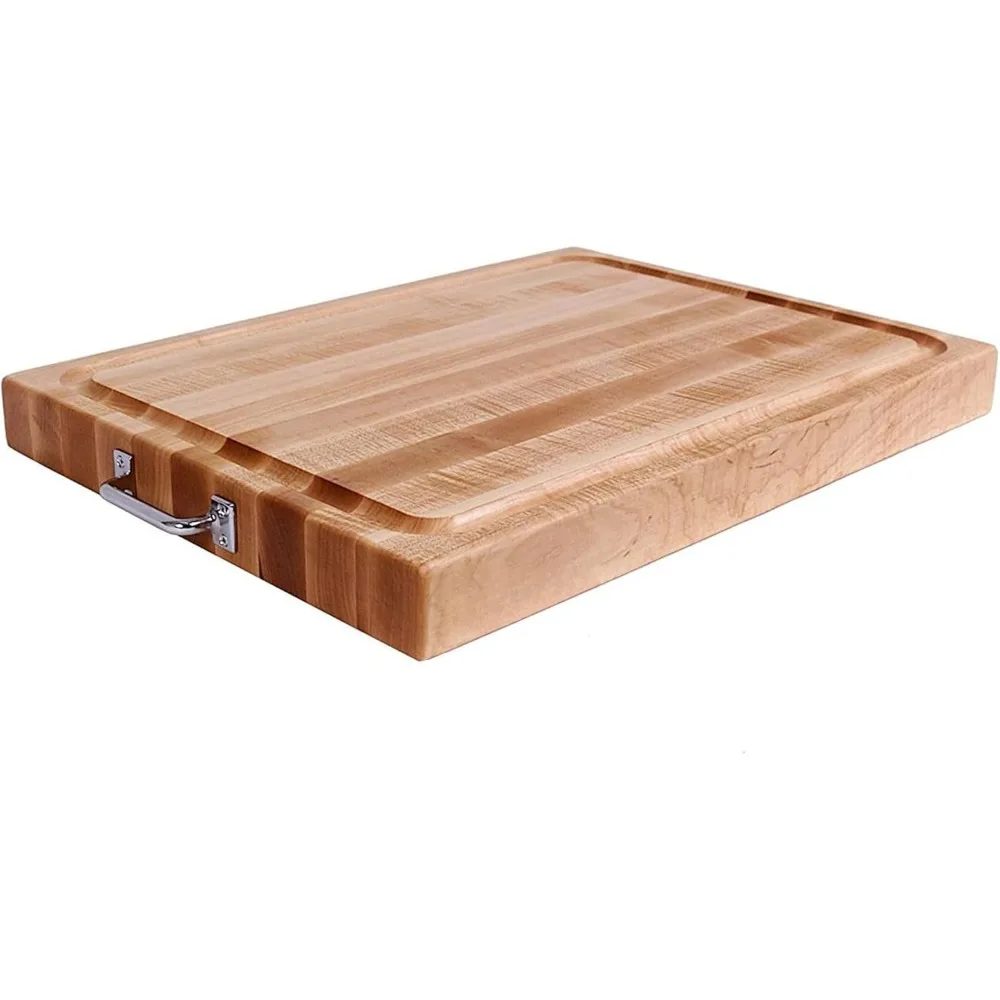 

Block RAFR2418 24 x 18" Edge Grain Maple Wood Reversible Cutting Board