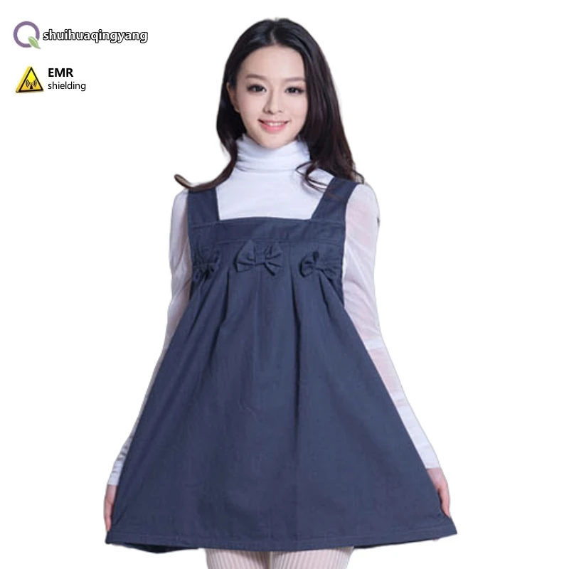 Anti-radiation metal fiber maternity dresses Mobile phone, Computer electromagnetic radiation protective pregnant women clothes