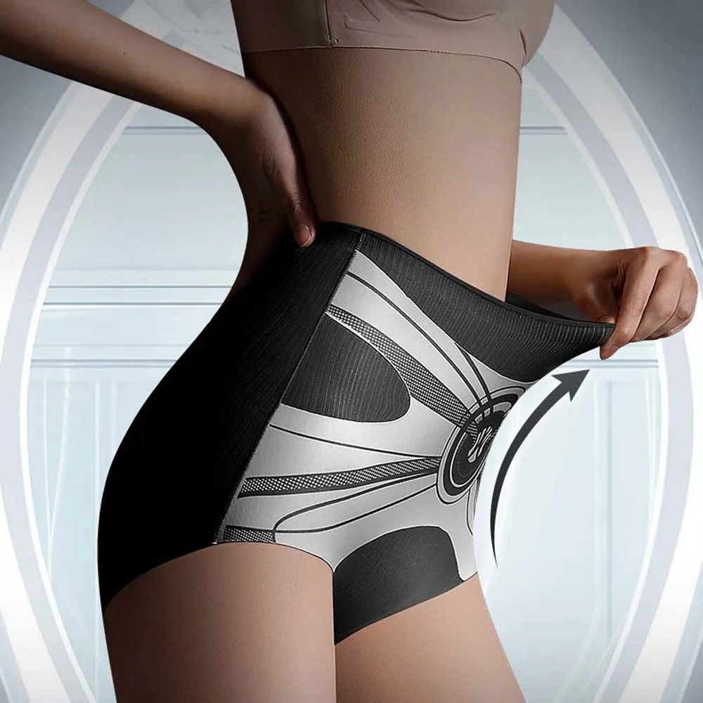 ارتفاع الخصر الملابس الداخلية النساء بعقب رافع ملخصات حزام سراويل سلس التخسيس السروال البطن التعاقد عادية