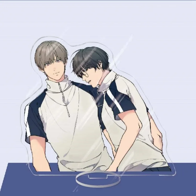 سحابة الصبي عاشق كاريكاتير الاكريليك حامل بطاقة الشكل باي Xianyun Baek سيروس يون Skylar HD Photocard الدائمة علامة زخارف مكتب دمية